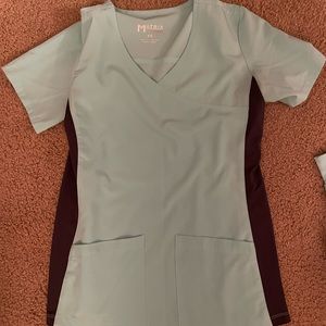 Light blue scrub set. Brand new